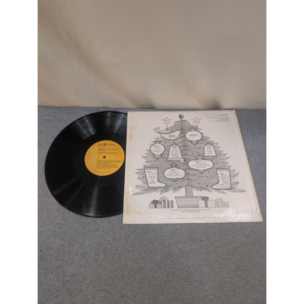 Floyd Cramer We Wish You a Merry Christmas Vinyl LP RCA ANL1-1951 Stereo Record - Picture 2 of 2